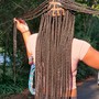 Small Boho Knotless Braids