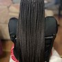 5-6 Feed-In Braids Straight Back