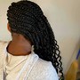 5-6 Feed-In Braids Straight Back