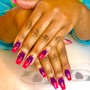 One Color or Ombré Acrylic Set w/ Tips