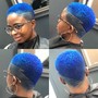 Women's natural hair Cut