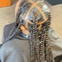 Knotless jumbo braids