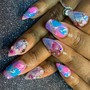 Gel Manicure with art