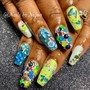 Gel Manicure with art