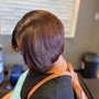 Natural Hair Press/Trim Short to Shoulder Length