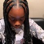 Small Boho Knotless Braids