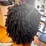 Male Individual 3 strand Braids and Hydration Treatment