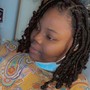 Updo weave ponytail with Natural Style