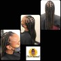 Knotless Braid Touch Up 2 front rows