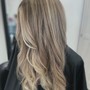 Balayage partial or 24k foiling