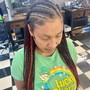 Kid's Braids updo freestyle (w/ Extensions)