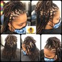 LOC STYLES- Barrels in Front/ Cornrows