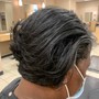 Relaxer Retouch and semi  permanent color