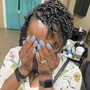 Butt length locs Retwist