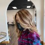 Partial  Balayage or partial foil teasylights