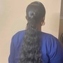 Wig braid down