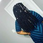 Faux locs up to waist length