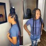 Jumbo knotless braids