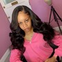 Sew In + curls