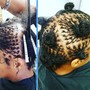 Loc Re-twist shaved sides