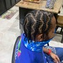 Kid's Mohawk braids