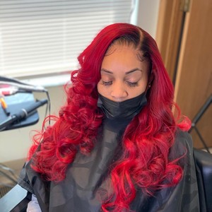 lace frontal sew in salons near me