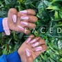 Manicure w| Gel Overlay and Nail Art (5 designs per hand)