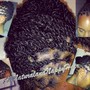 4”-10” Double Twist on Natural hair