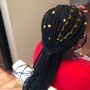 Make my braid boho with synthetic blend