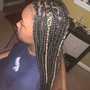 Medium Individual/ Knotless Braids