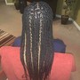 Medium Individual/ Knotless Braids