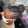 Cornrows (whole head)