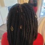 Medium individuals/box Braids