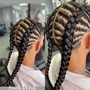 Basic Braids (4 to 6 straight backs)