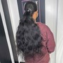 Shampoo, Blowdry, and braid down or blow out