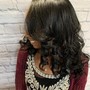 Traditional Sew In Service with leave out (relaxed hair only)