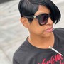 Short hair Style Weave