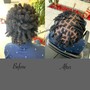 Starter locs on Medium Hair ( Ear length)