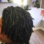 Natural hair braid removal w/shampoo