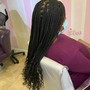 Goddess/Bohemian Knotless Braids (HAIR/SHAMPOO INCLUDED)