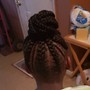 Twist with natural hair