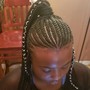 6 feed in braids