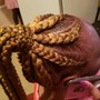 6 feed in braids