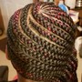 6 feed in braids