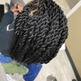 Jumbo knotless braids