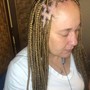 Kid's Feed in braids(weave)