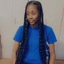 Large knotless braids