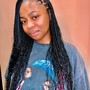 Medium Boho Box Braids