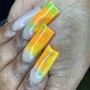 Combo Acrylic Nails with Toes