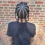 Natural Hair Braids style (women)